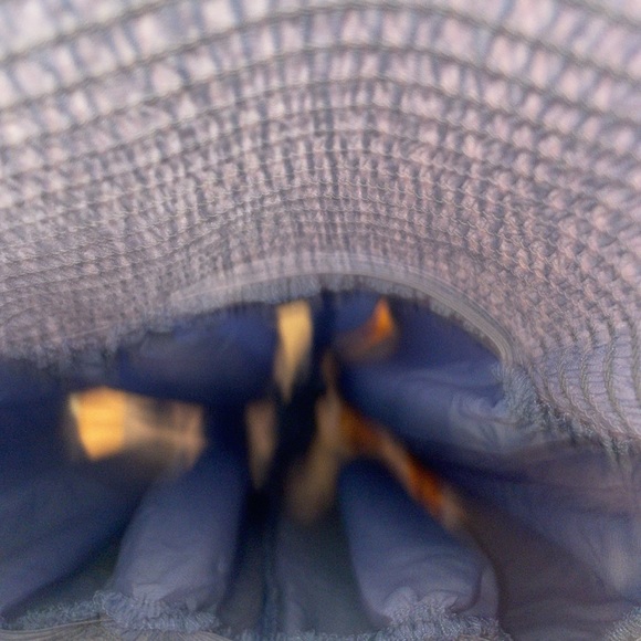 NWT NEW blue dual layer roper but looks like dress strapless frilly bodycon - Picture 11 of 11